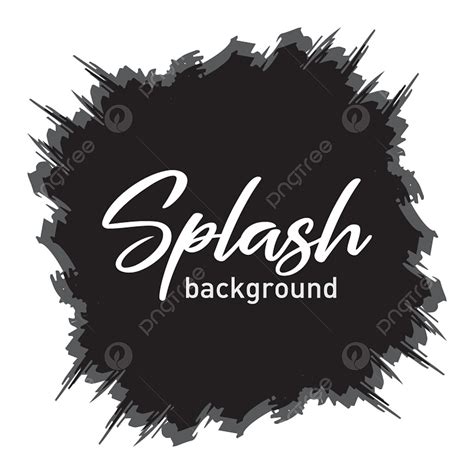 Black Paint Splash Vector Hd Images Black Splash Background Banner