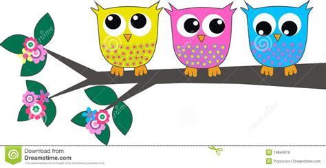 Cute Owls Background Wallpaper Pattern Cartoon Vector Cartoondealer