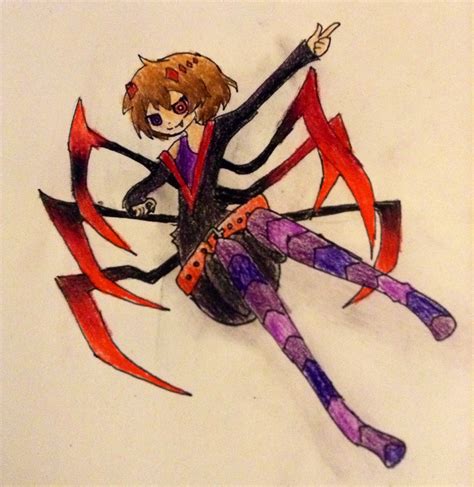anime spider girl drawing by soul eater dragoart