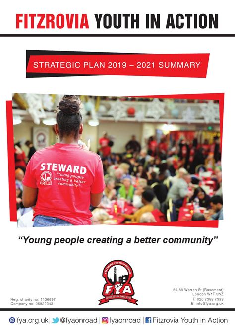 Strategic Plan By Fitzrovia Youth In Action Issuu