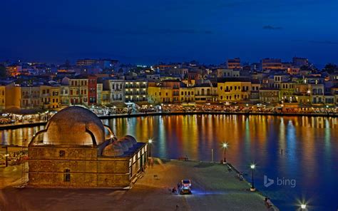 The Venetian Harbor Greece October 2015 Bing Wallpaper Preview