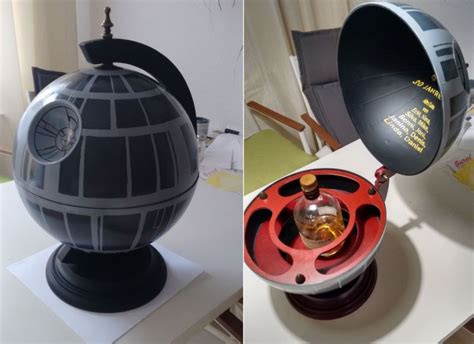 Diy Star Wars Death Star Globe Bar For A Little Cosmic Touch