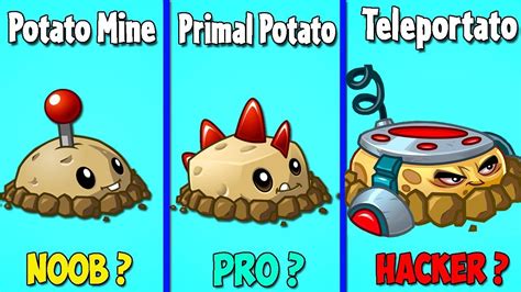 Teleportato Mine Vs Primal Potato Mine Vs Potato Mine Pvz 2 Plant Vs