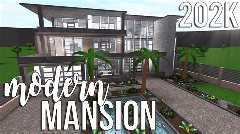 How To Build A Modern Mansion In Bloxburg Step By Step Jamies Witte