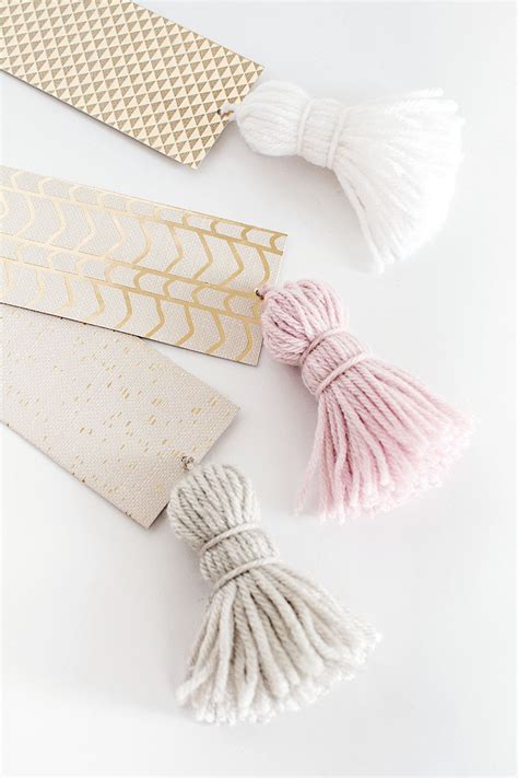 Diy Chunky Tassel Bookmarks Homey Oh My Bloglovin