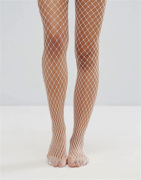 Gipsy Extra Large Fishnet Tights White Fishnet Tights High Waisted Tights