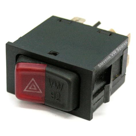 Used Genuine Vw Golf Hazard Light Switch Emergency Warning Button