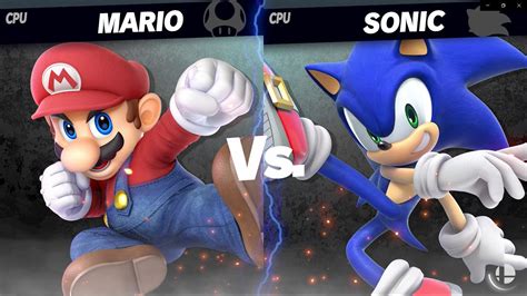 Mario Vs Sonic Ultimate Fight No Commentary Level 9 Cpu Super