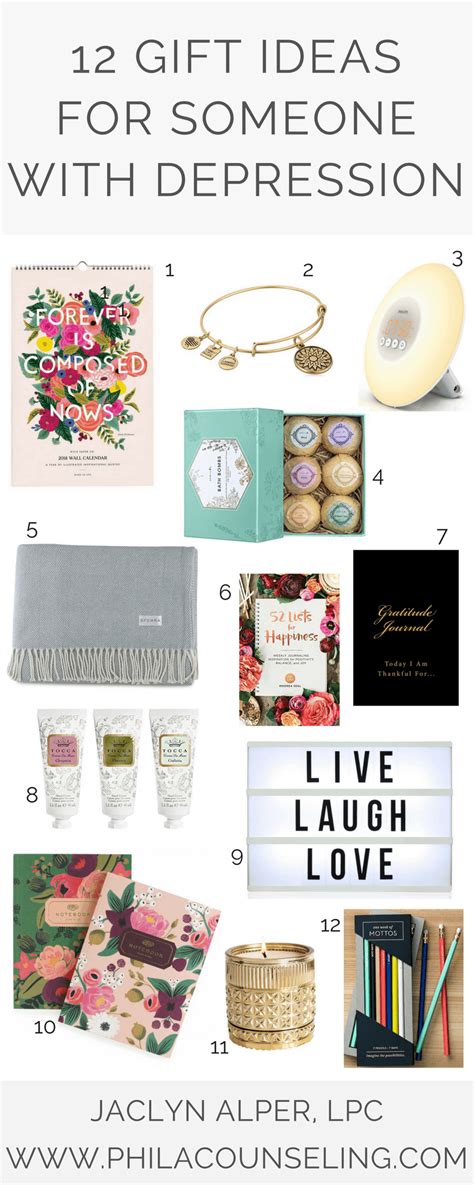 Dealing with depression is exhausting, and it can make something even as small as taking a shower seem insurmountable, which means it's essential to be realistic doing a load of laundry and putting it away could be a huge achievement for someone struggling with depression, and it's important not. Mental Health and Wellness Blog — 12 Gift Ideas for ...