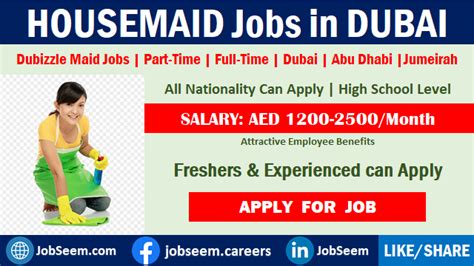 New Housemaid Jobs In Dubai Part Time Maid Dubizzle 2023
