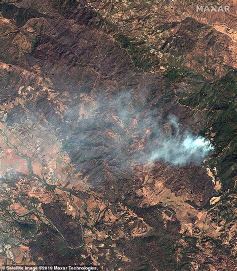 Satellite Images Reveal The Extent Of The Kincade Fire In California