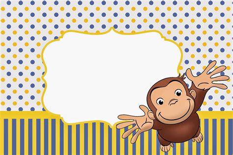 Watch curious george online for free in hd/high quality. Curious George Free Printable Invitations. - Oh My Fiesta ...