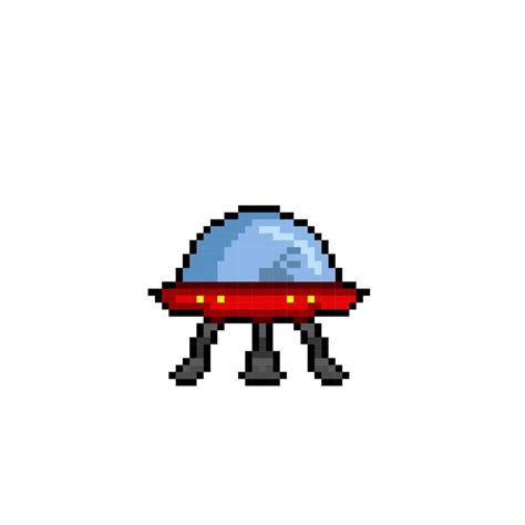 Ufo In Pixel Art Style 20577485 Vector Art At Vecteezy