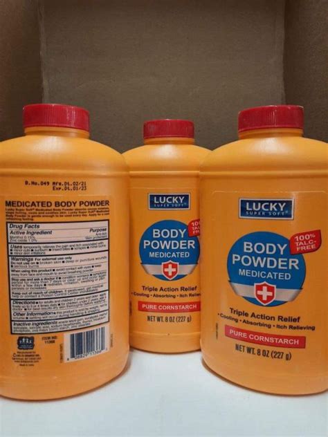 Lucky Super Soft Medicated Body Powder Lazada Ph
