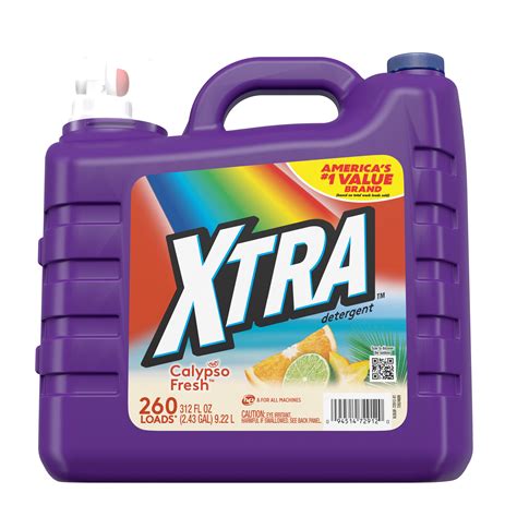 Xtra Calypso Fresh 260 Loads Liquid Laundry Detergent 312 Fl Oz