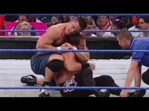 Wwe John Cena Vs Chris Benoit Smackdown Youtube