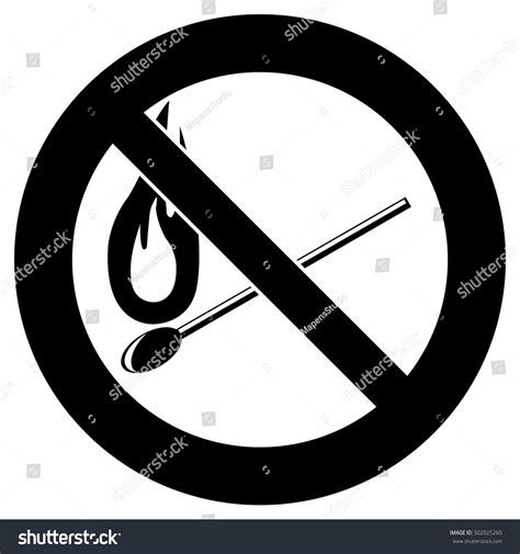 No Match Sign Stock Vector Royalty Free 302025260