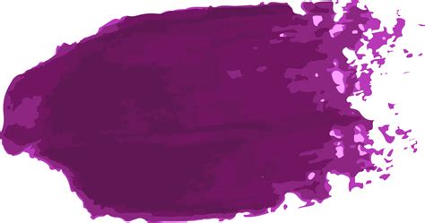 Violet Watercolor Brush Stroke 10291933 Png