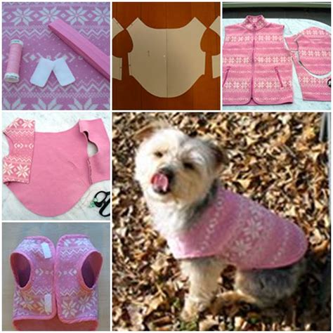 Mini sewing machine or needle for manual sewing. DIY Dog Sweater from a Used Sweater Sleeve | LovePetsDIY.com