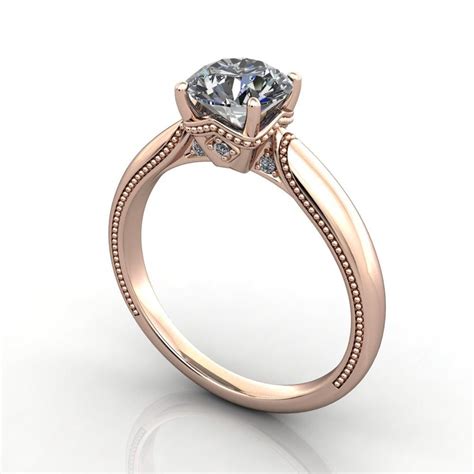 berit solitaire engagement ring setting only platinum in 2022 solitaire engagement ring