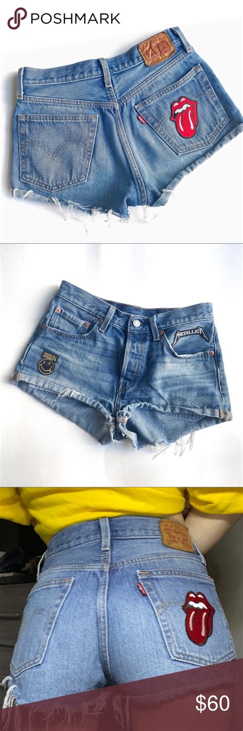 4.3 out of 5 stars. Levi's 501 Patched Up Shorts Handmade adorable levis 501 ...