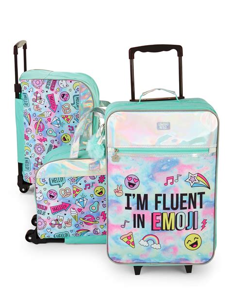 Limited Too 3 Piece Kids Luggage Set