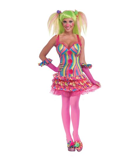 Womens traditional alice costume adults fairytale blue, alice, size medium r1aw. Clown Tootsie Adult Costume - Women Clown Costumes