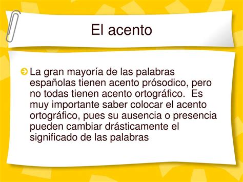 Ppt Los Acentos Powerpoint Presentation Free Download Id963476