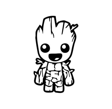 Baby Groot Guardians Of The Galaxy Decal Choose Size And