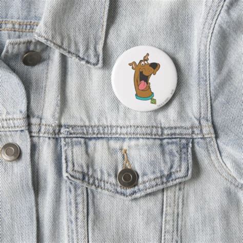 Scooby Doo Tongue Out Pinback Button Zazzle