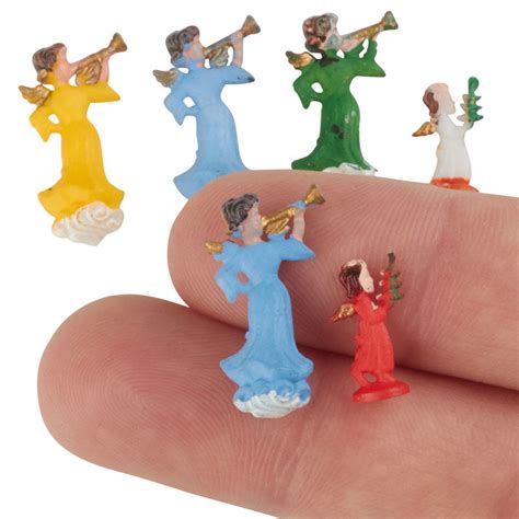 Micro Miniature Angels True Vintage Christmas Miniatures