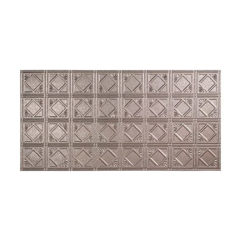 Plastic ceiling tiles are sold with tubes of adhesive for attaching them to ceilings. Fasade Traditional 4 - 2 ft. x 4 ft. Glue-up Ceiling Tile ...