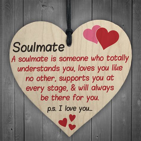 If you do happen to make a gift basket, let me know in the comments down below, i'd love to hear how it turned out! Soulmate I Love You Hanging Wooden Heart Valentines Day ...