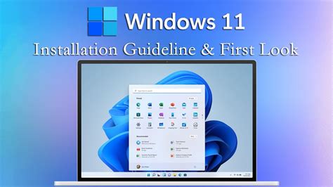 Windows 11 Installation Guideline And First Look Youtube
