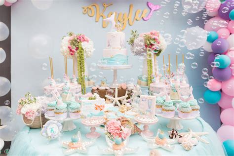 Kara's Party Ideas Pastel Mermaid Birthday Party | Kara's Party Ideas