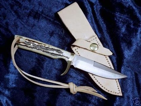 Custom Fighting Knife Ats 34 And Bone By Cliff Manley 28084485