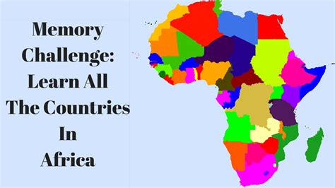 Memory Challenge Learn All The Countries In Africa Youtube