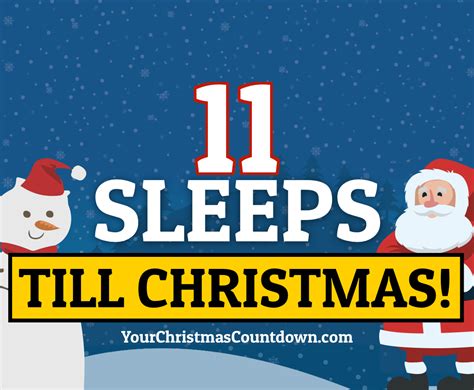 Your Christmas Countdown 2019 Days Until Christmas Sleeps To Xmas