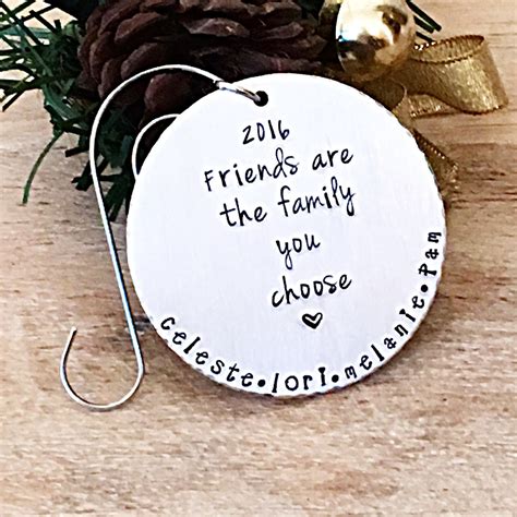 Christmas Ornament For Friends Best Friend Ornament Etsy