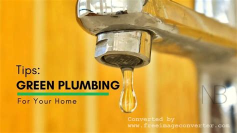 Top Tips For Eco Friendly Plumbing Sustainable Solutions For Your Home