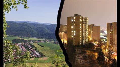 The environment is polluted with dust, smoke, garbage and dioxide gases from factories. City Vs Village relaxing timelapse Slovakia - YouTube