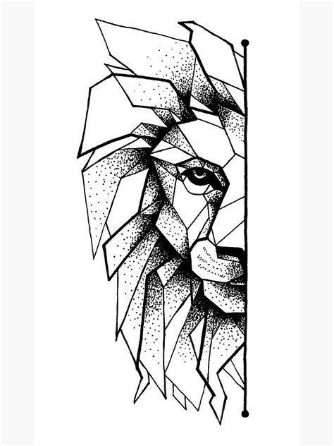 Geometric Lion Drawing Free Download On Clipartmag
