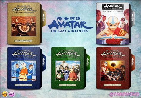 Avatar The Last Airbender Folder Icon Pack By Omidh3ro On Deviantart