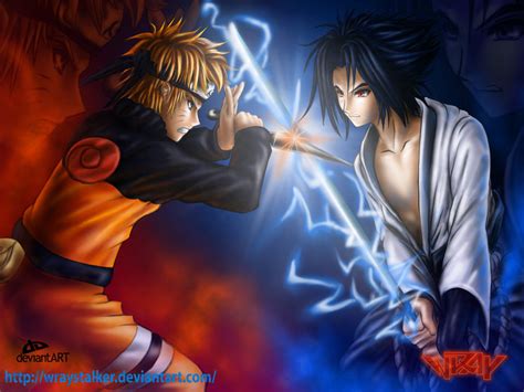 Wallpaper De Naruto Vs Sasuke Imágenes Taringa
