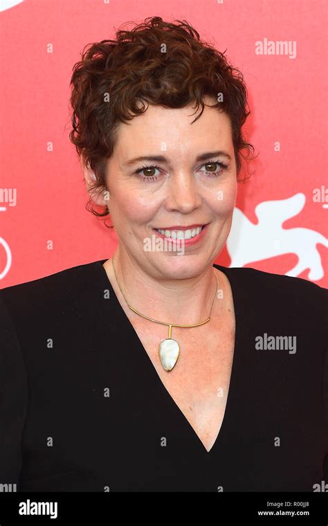 Olivia Colman Attend The 75th Venice Film Festival Photocall For The