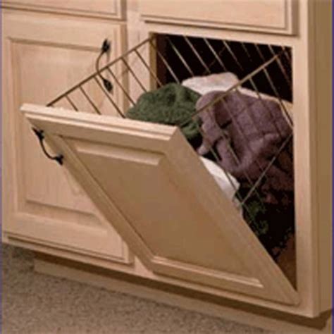 However, you may need to install either hardware or a chain to keep the tilt out door from opening all the way and bruising your toes. Knape and Vogt Tilt-Out Hamper 10-1/2"W- White TO1710-W ...