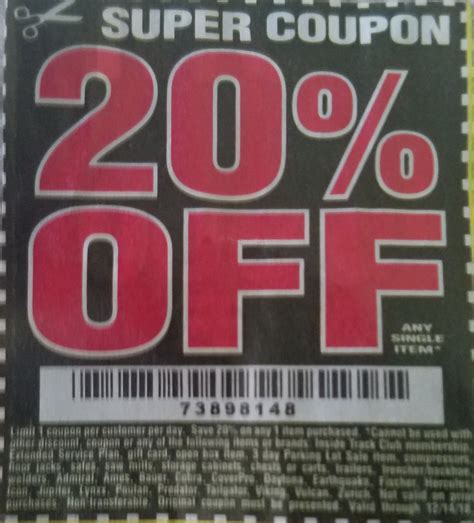 41 Coupon Harbor Freight 20 Percent