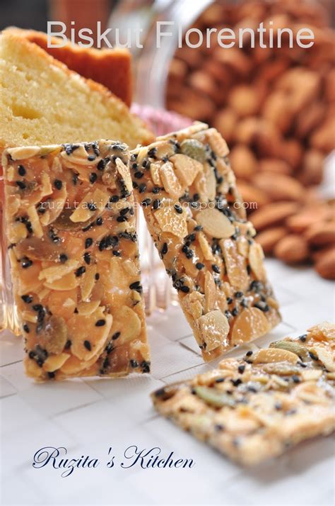 Kuih raya merupakan menu wajib ada semasa sambutan hari raya. Ruzita's Kitchen: BISKUT FLORENTINE
