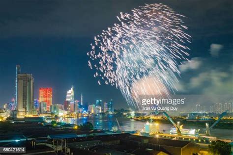 Vietnam Fireworks Photos And Premium High Res Pictures Getty Images