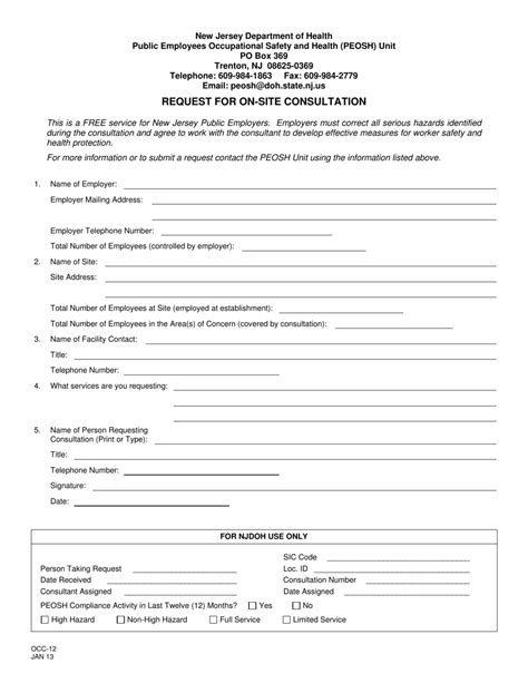 Form Occ 12 Fill Out Sign Online And Download Printable Pdf New